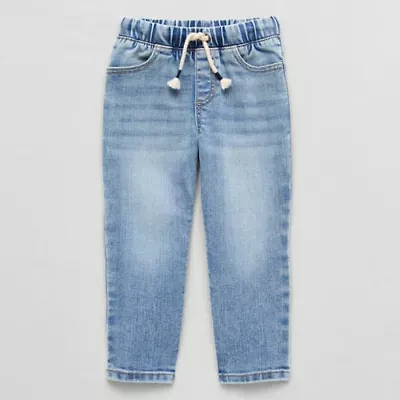 Okie Dokie Toddler & Little Boys Stretch Fabric Straight Leg Jean