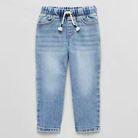 Okie Dokie Toddler & Little Boys Stretch Fabric Straight Leg Jean