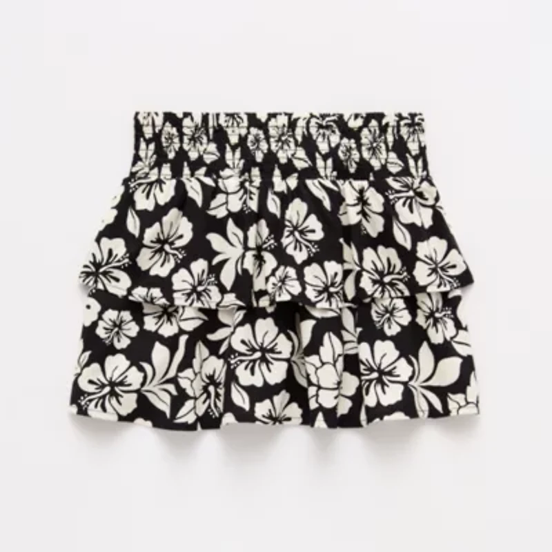 Thereabouts Little & Big Kid Girls High Rise Micro Skort