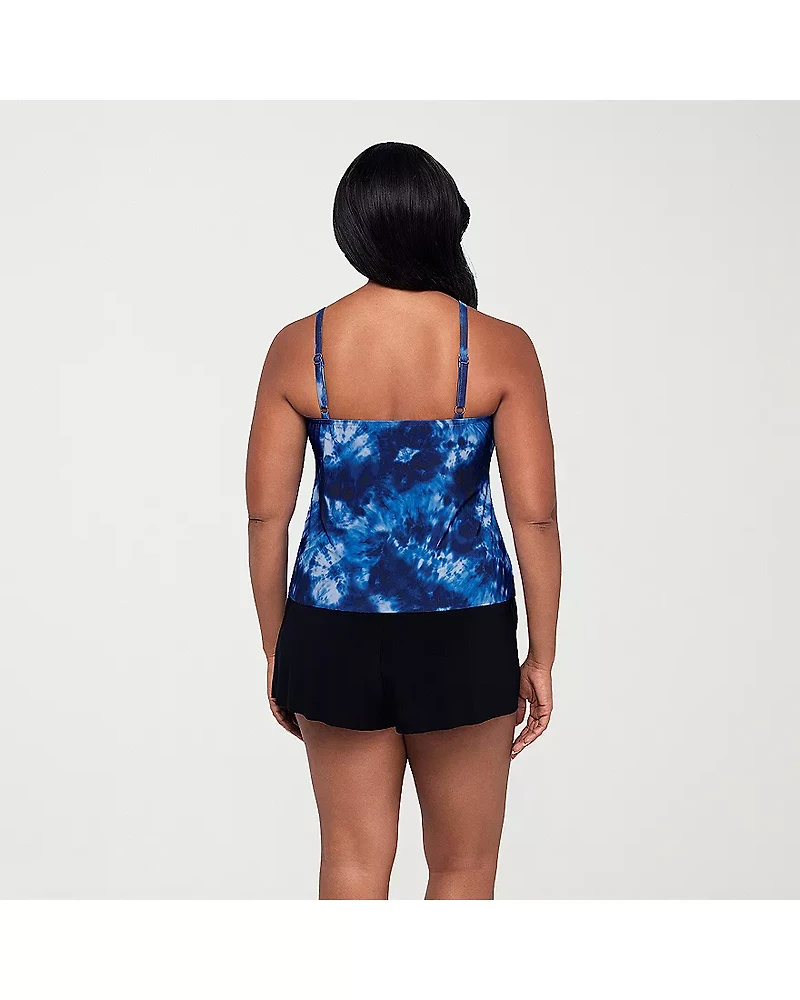Trimshaper Womens Americana Swim Romper