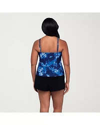 Trimshaper Womens Americana Swim Romper