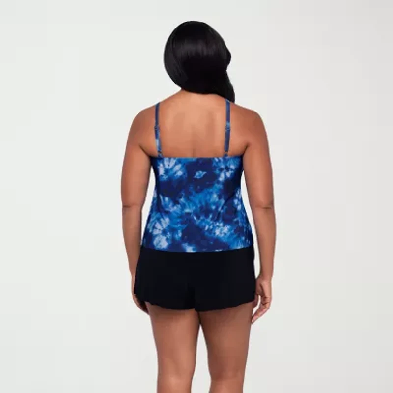 Trimshaper Womens Americana Swim Romper