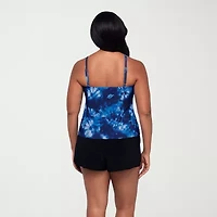 Trimshaper Womens Americana Swim Romper