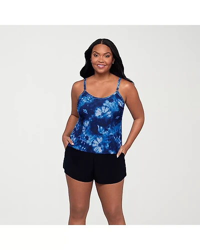 Trimshaper Womens Americana Swim Romper