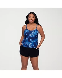 Trimshaper Womens Americana Swim Romper