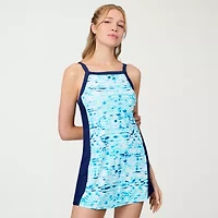 Free Country Womens Abstract Swim Dress