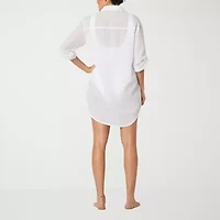 Sonnet Shores Womens Dress Swimsuit Cover-Up