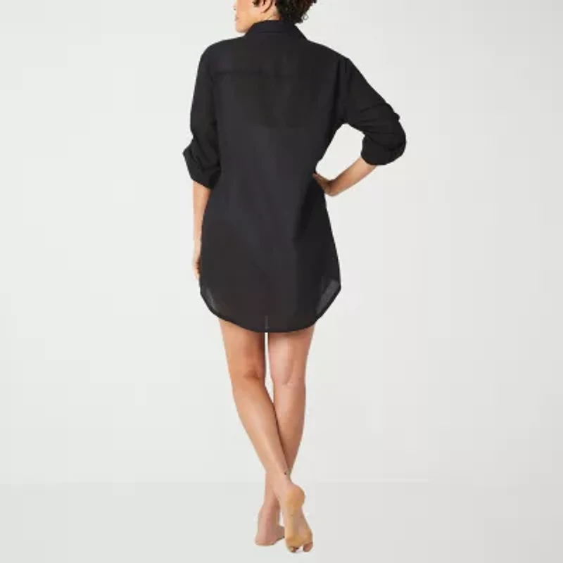 Sonnet Shores Womens Dress Swimsuit Cover-Up