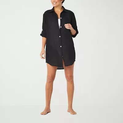 Sonnet Shores Womens Dress Swimsuit Cover-Up