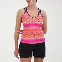 ZeroXposur Womens Built Bra Tankini Swimsuit Top