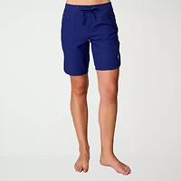 Free Country Womens Drawstring Waist Quick Dry Board Shorts