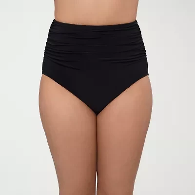 Trimshaper Womens Comfort Waistband High Waist Bikini Swimsuit Bottom