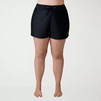 Free Country Womens Plus Swim Shorts