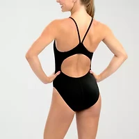 Dolfin Reliance Solid V-Back Womens One Piece Swimsuit