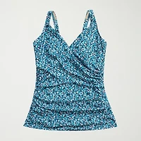 Dolfin Aquashape Women's Print Wrap Tankini Top