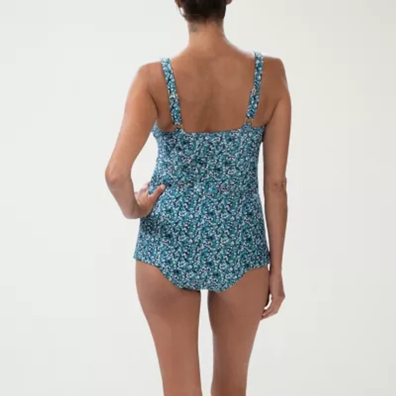 Dolfin Aquashape Women's Print Wrap Tankini Top