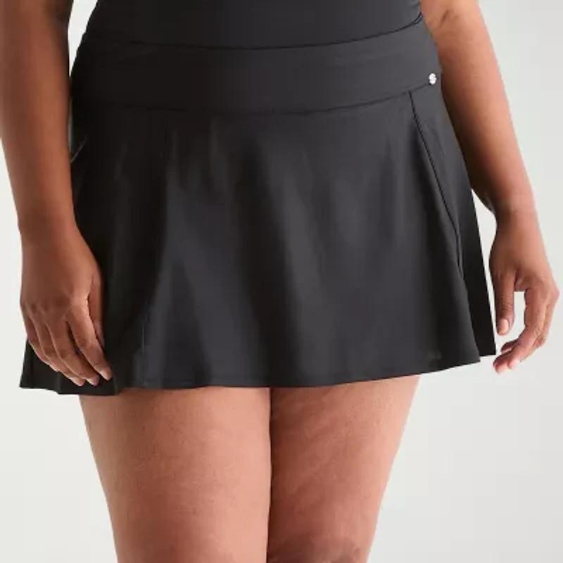 ZeroXposur Womens Plus Swim Skirt