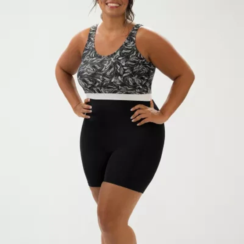 Dolfin Aquashape Women'S Scoop Neck Aquatard Womens One Piece Swimsuit