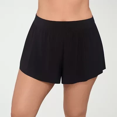 Trimshaper Womens Plus Swim Shorts