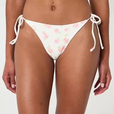 Forever 21 Womens Lined Dots Juniors Bikini Swimsuit Bottom