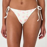 Forever 21 Womens Lined Dots Juniors Bikini Swimsuit Bottom