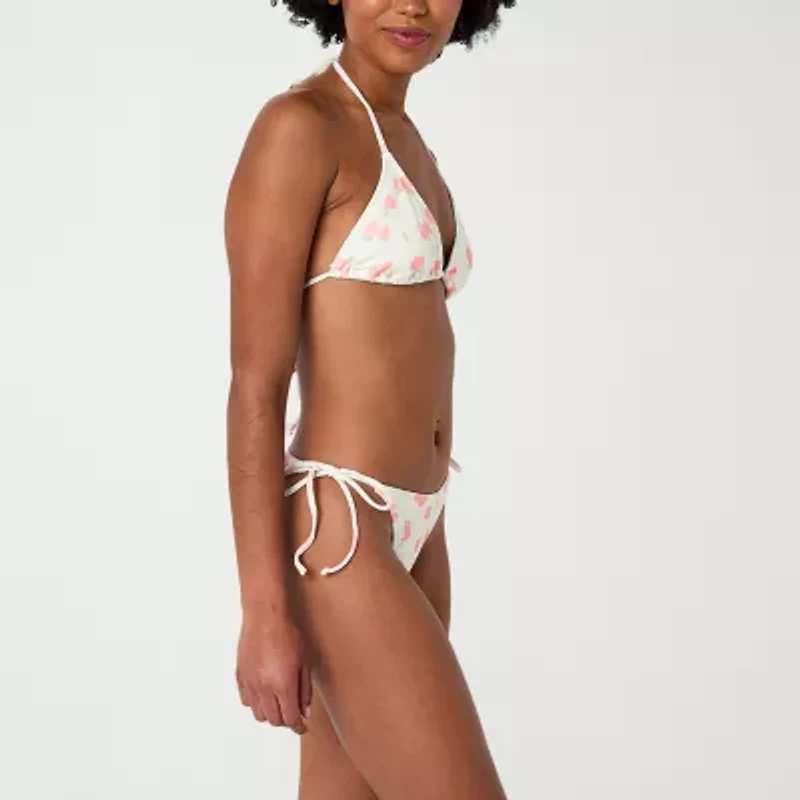 Forever 21 Womens Lined Dots Juniors Bikini Swimsuit Bottom