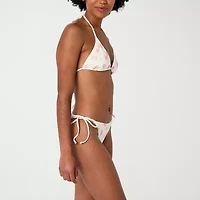 Forever 21 Womens Lined Dots Juniors Bikini Swimsuit Bottom