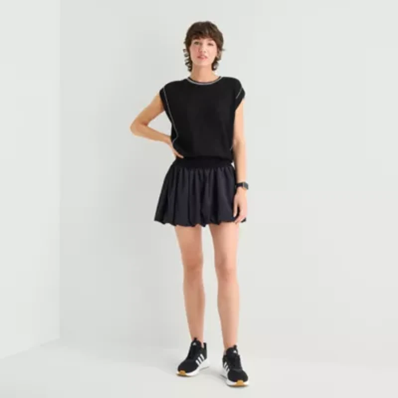 Stylus Womens Crew Neck Sleeveless Pullover Sweater