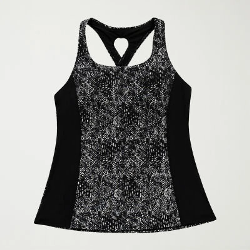 Dolfin Womens Striped One Piece Swimsuit