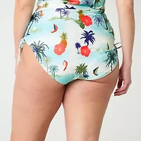 Outdoor Oasis Womens Plus Hipster Bikini Swimsuit Bottom