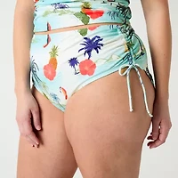 Outdoor Oasis Womens Plus Hipster Bikini Swimsuit Bottom