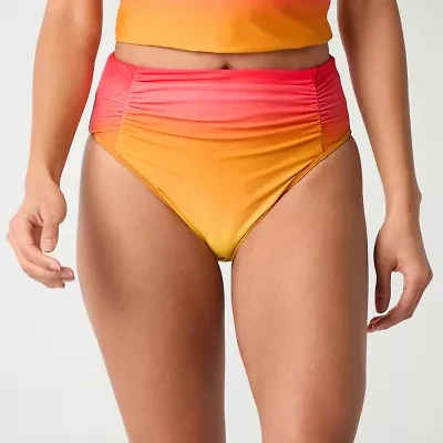 Mynah Womens Lined Ombre High Waist Bikini Swimsuit Bottom