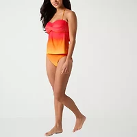 Mynah Womens Lined Ombre High Waist Bikini Swimsuit Bottom