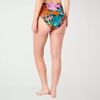 Mynah Womens Lined High Waist Bikini Swimsuit Bottom