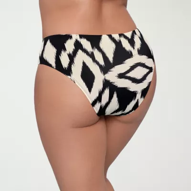 S3 Swim Womens Lined Floral Hipster Bikini Swimsuit Bottom