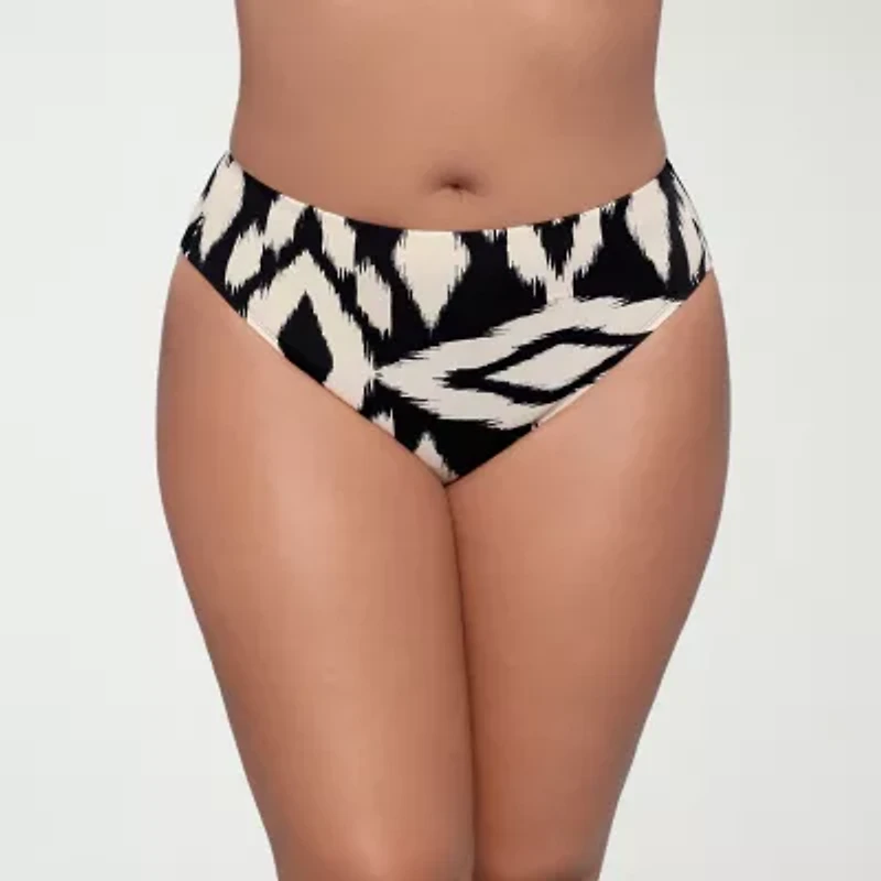 S3 Swim Womens Lined Floral Hipster Bikini Swimsuit Bottom