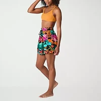Mynah Womens Shorts Swimsuit Cover-Up