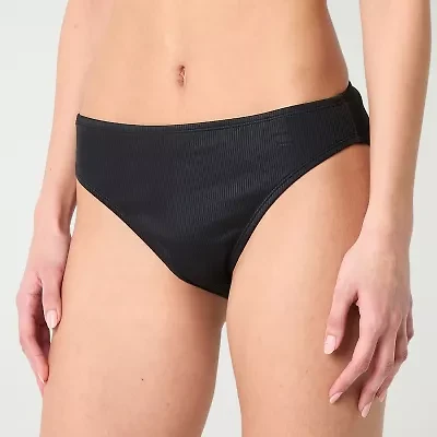 Decree Womens Lined Textured Neon Juniors Hipster Bikini Swimsuit Bottom