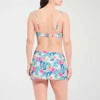 Decree Womens Adjustable Straps Juniors Bralette Bikini Swimsuit Top