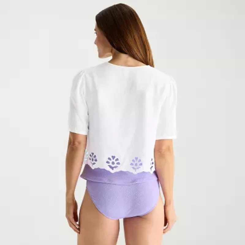 Liz Claiborne Swimsuit Cover-Up Tops
