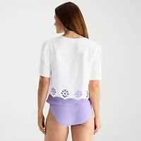 Liz Claiborne Swimsuit Cover-Up Tops