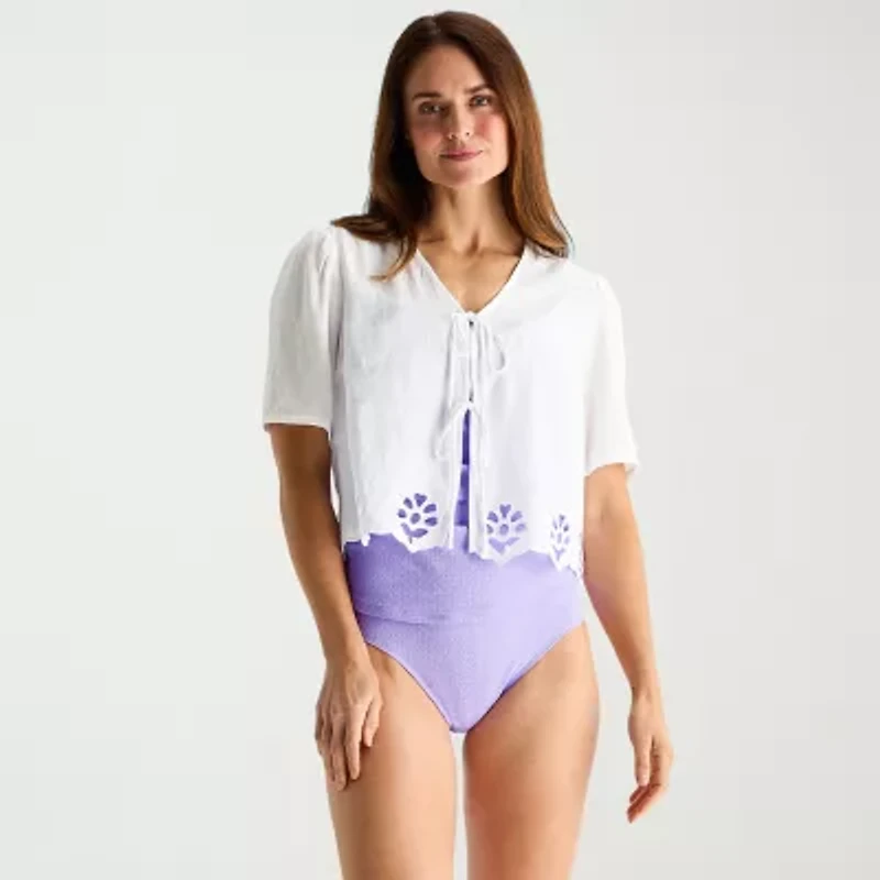 Liz Claiborne Swimsuit Cover-Up Tops