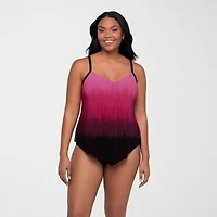 Trimshaper Womens Ombre Tankini Swimsuit Top