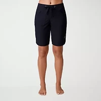 Free Country Paradise Womens Drawstring Waist Bermuda Board Shorts