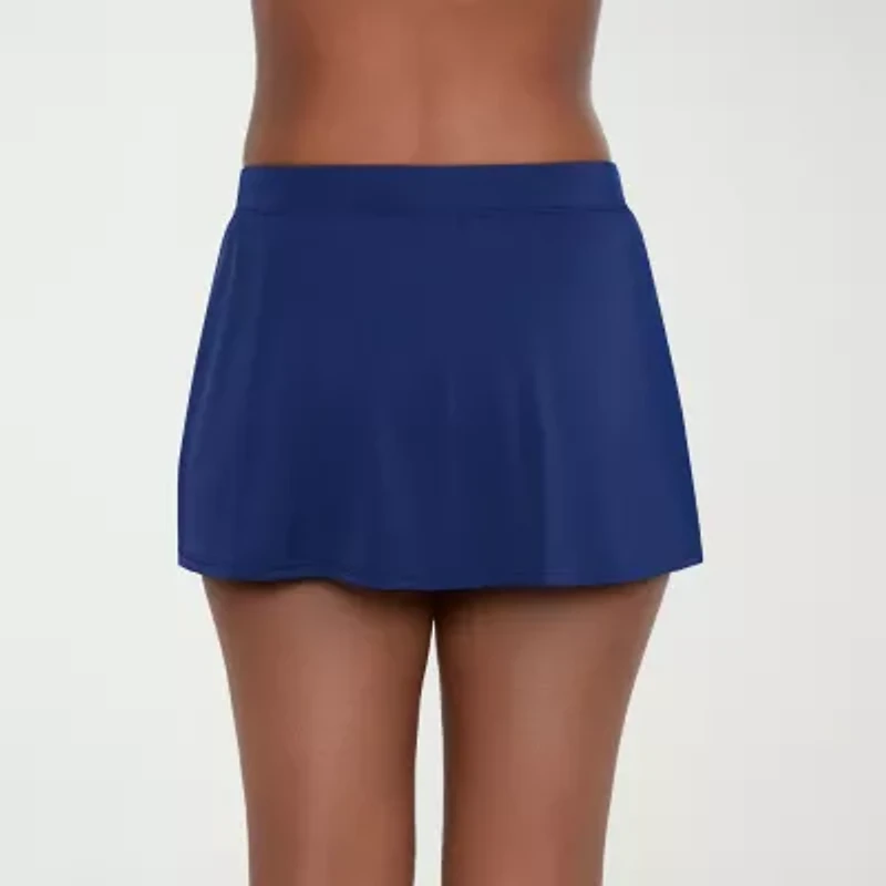 Sonnet Shores Womens Comfort Waistband Swim Skirt