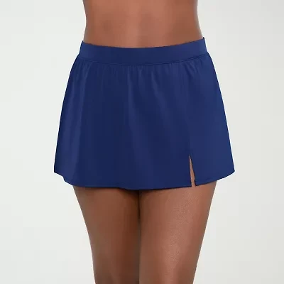 Sonnet Shores Womens Comfort Waistband Swim Skirt