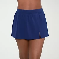 Sonnet Shores Womens Comfort Waistband Swim Skirt