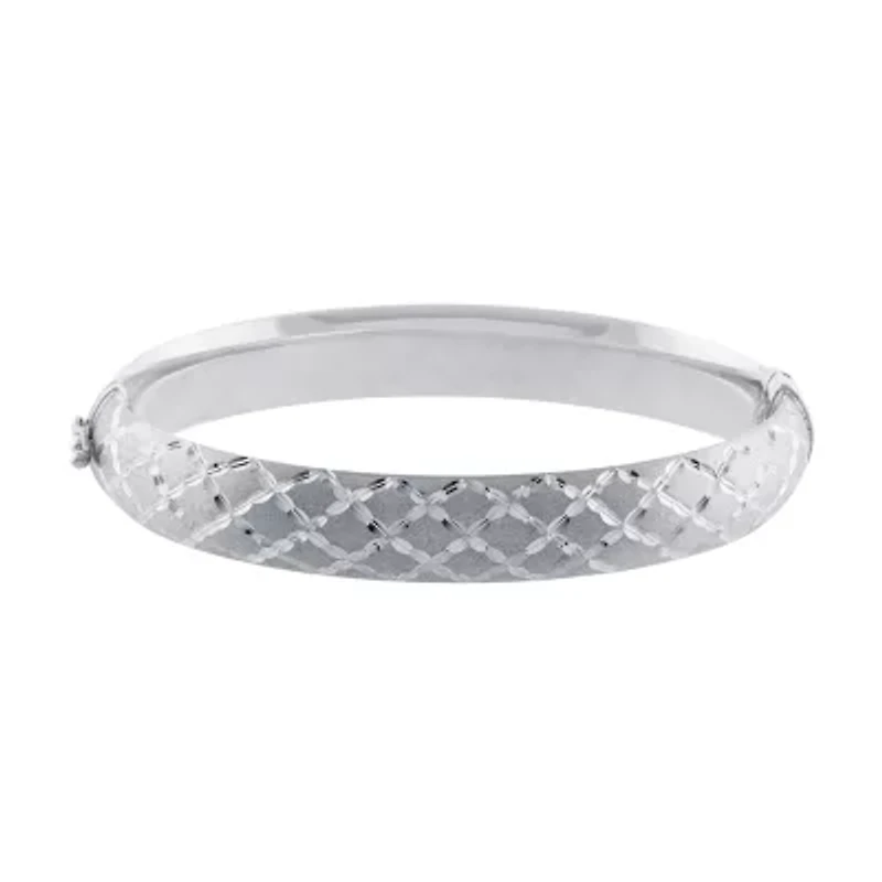 Womens Sterling Silver Bangle Bracelet