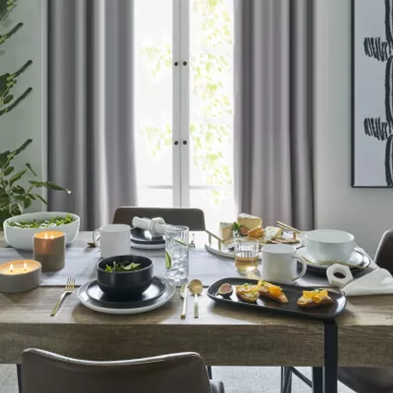Loom + Forge Ren 4-pc. Stoneware Salad Plate