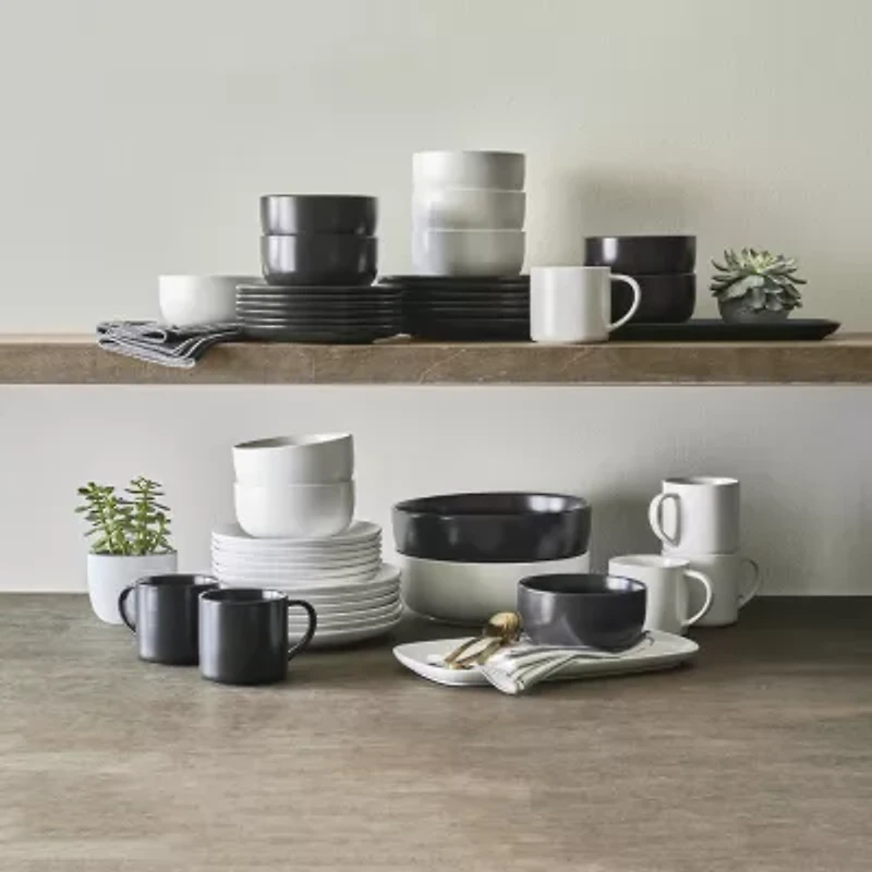 Loom + Forge Ren 4-pc. Stoneware Cereal Bowl